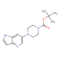 1015609-59-2 tert-butyl 4-(1H-pyrrolo[3,2-b]pyridin-6-yl)piperazine-1-carboxylate chemical structure