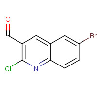 73568-35-1 6-bromo-2-chloroquinoline-3-carbaldehyde chemical structure