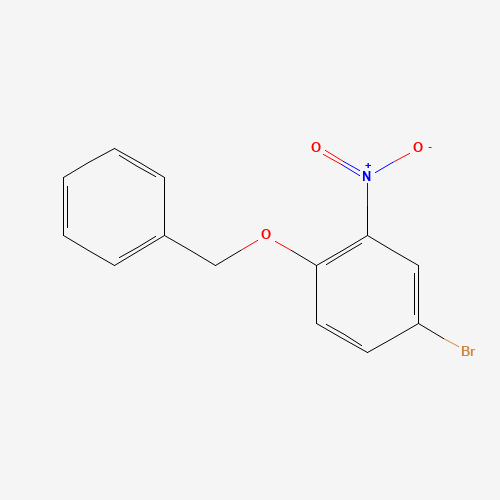 383868-64-2 4-bromo-2-nitro-1-phenylmethoxybenzene chemical structure