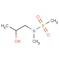 106894-77-3 N-(2-hydroxypropyl)-N-methylmethanesulfonamide chemical structure