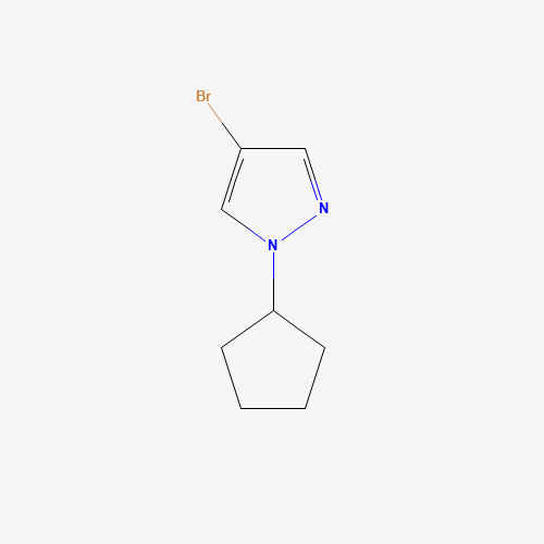 1012880-01-1 4-bromo-1-cyclopentylpyrazole chemical structure