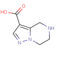 1240482-96-5 4,5,6,7-tetrahydropyrazolo[1,5-a]pyrazine-3-carboxylic acid chemical structure