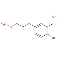 1247088-93-2 [2-bromo-5-(3-methoxypropyl)phenyl]methanol chemical structure