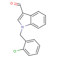 90815-00-2 1-[(2-chlorophenyl)methyl]indole-3-carbaldehyde chemical structure