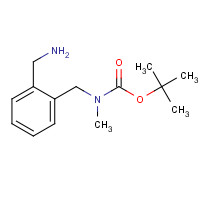 443900-39-8 tert-butyl N-[[2-(aminomethyl)phenyl]methyl]-N-methylcarbamate chemical structure