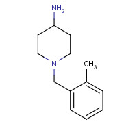 41220-34-2 1-[(2-methylphenyl)methyl]piperidin-4-amine chemical structure