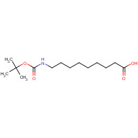 173435-78-4 9-[(2-methylpropan-2-yl)oxycarbonylamino]nonanoic acid chemical structure