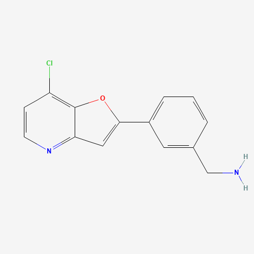 1360911-48-3 [3-(7-chlorofuro[3,2-b]pyridin-2-yl)phenyl]methanamine chemical structure