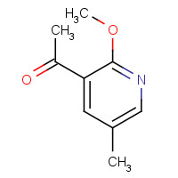 1203499-64-2 1-(2-methoxy-5-methylpyridin-3-yl)ethanone chemical structure