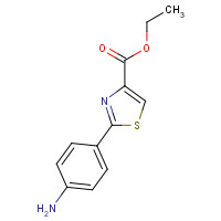 730234-73-8 ethyl 2-(4-aminophenyl)-1,3-thiazole-4-carboxylate chemical structure