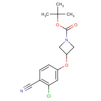 954234-61-8 tert-butyl 3-(3-chloro-4-cyanophenoxy)azetidine-1-carboxylate chemical structure