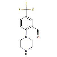 914347-13-0 2-piperazin-1-yl-5-(trifluoromethyl)benzaldehyde chemical structure