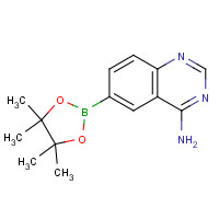 1289191-27-0 6-(4,4,5,5-tetramethyl-1,3,2-dioxaborolan-2-yl)quinazolin-4-amine chemical structure