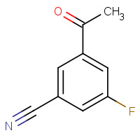 105515-21-7 3-acetyl-5-fluorobenzonitrile chemical structure