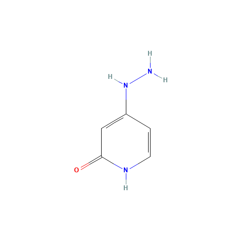 106689-41-2 4-hydrazinyl-1H-pyridin-2-one chemical structure