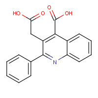 43071-31-4 3-(carboxymethyl)-2-phenylquinoline-4-carboxylic acid chemical structure