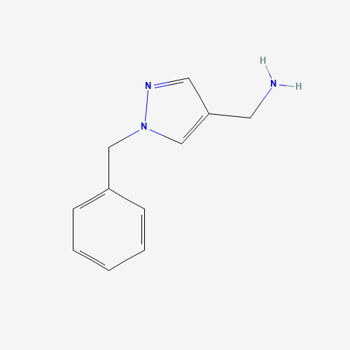 936940-11-3 (1-benzylpyrazol-4-yl)methanamine chemical structure
