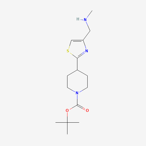 869901-03-1 tert-butyl 4-[4-(methylaminomethyl)-1,3-thiazol-2-yl]piperidine-1-carboxylate chemical structure