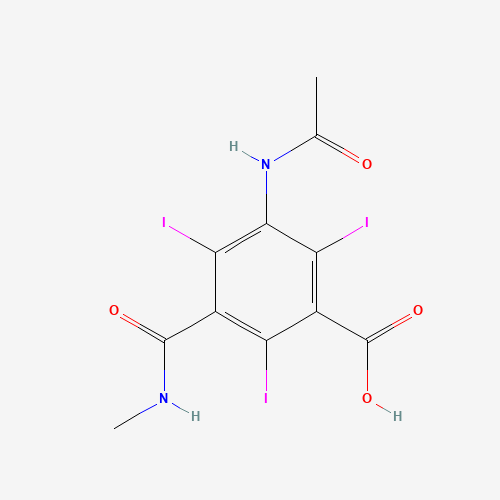 2276-90-6 3-acetamido-2,4,6-triiodo-5-(methylcarbamoyl)benzoic acid chemical structure