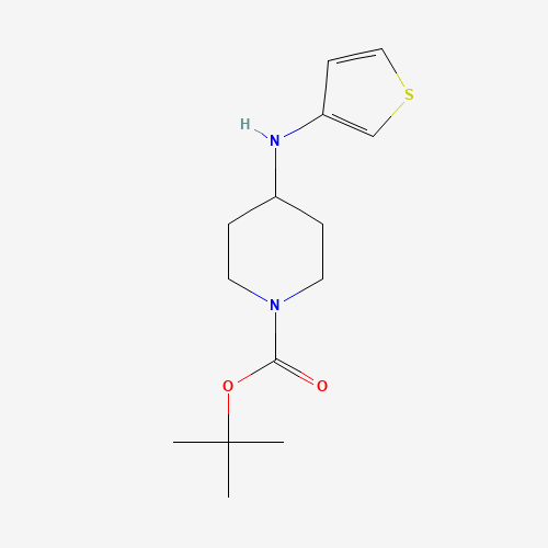1012044-06-2 tert-butyl 4-(thiophen-3-ylamino)piperidine-1-carboxylate chemical structure