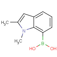 864754-32-5 (1,2-dimethylindol-7-yl)boronic acid chemical structure