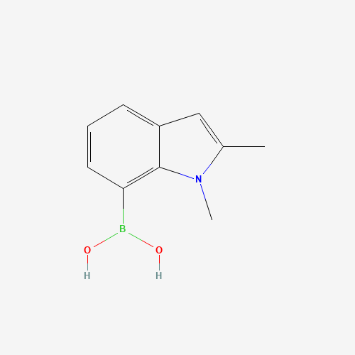 864754-32-5 (1,2-dimethylindol-7-yl)boronic acid chemical structure