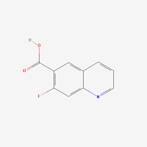 1061650-21-2 7-fluoroquinoline-6-carboxylic acid chemical structure