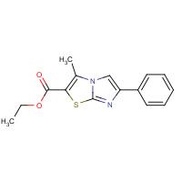74416-91-4 ethyl 3-methyl-6-phenylimidazo[2,1-b][1,3]thiazole-2-carboxylate chemical structure