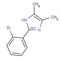 496807-43-3 2-(2-bromophenyl)-4,5-dimethyl-1H-imidazole chemical structure