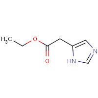28782-45-8 ethyl 2-(1H-imidazol-5-yl)acetate chemical structure