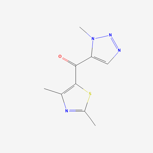 1599529-54-0 (2,4-dimethyl-1,3-thiazol-5-yl)-(3-methyltriazol-4-yl)methanone chemical structure
