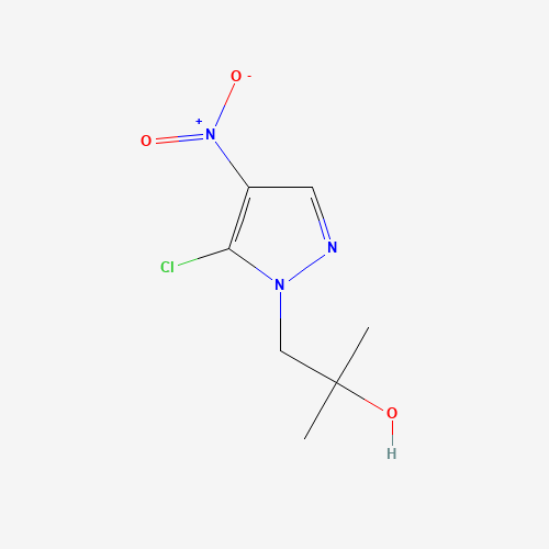 1415099-67-0 1-(5-chloro-4-nitropyrazol-1-yl)-2-methylpropan-2-ol chemical structure