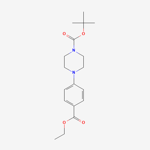 234082-33-8 tert-butyl 4-(4-ethoxycarbonylphenyl)piperazine-1-carboxylate chemical structure