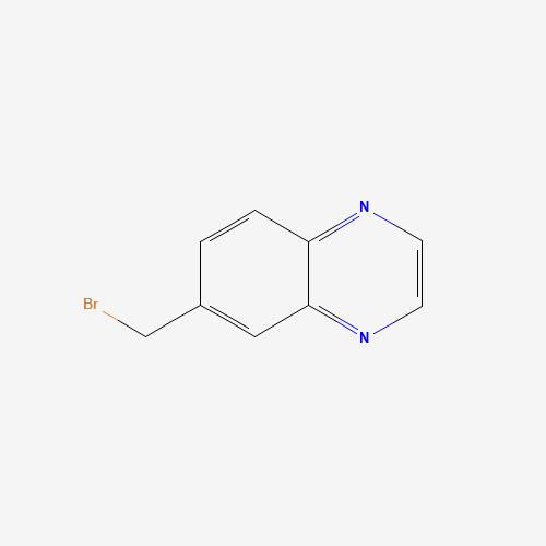53967-21-8 6-(bromomethyl)quinoxaline chemical structure