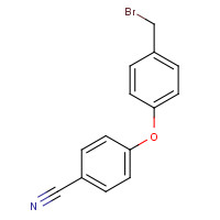 321337-61-5 4-[4-(bromomethyl)phenoxy]benzonitrile chemical structure