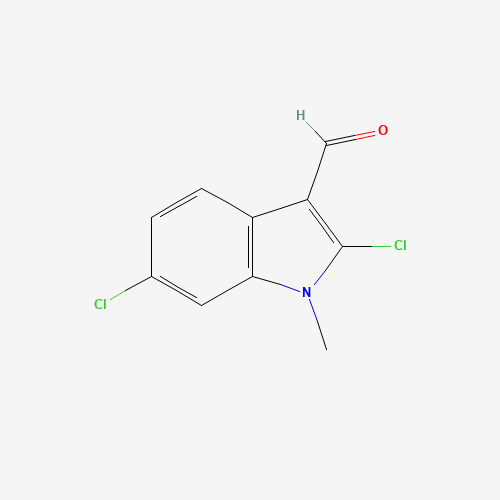 913240-21-8 2,6-dichloro-1-methylindole-3-carbaldehyde chemical structure