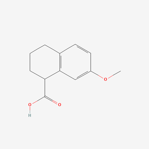 85858-95-3 7-methoxy-1,2,3,4-tetrahydronaphthalene-1-carboxylic acid chemical structure