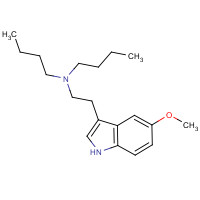 73785-42-9 N-butyl-N-[2-(5-methoxy-1H-indol-3-yl)ethyl]butan-1-amine chemical structure