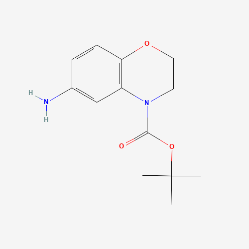 928118-00-7 tert-butyl 6-amino-2,3-dihydro-1,4-benzoxazine-4-carboxylate chemical structure