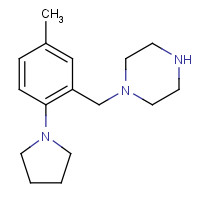 1460033-56-0 1-[(5-methyl-2-pyrrolidin-1-ylphenyl)methyl]piperazine chemical structure