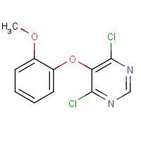 150727-23-4 4,6-dichloro-5-(2-methoxyphenoxy)pyrimidine chemical structure