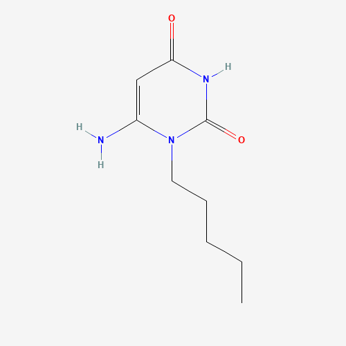 885654-72-8 6-amino-1-pentylpyrimidine-2,4-dione chemical structure