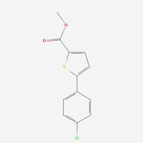 649569-56-2 methyl 5-(4-chlorophenyl)thiophene-2-carboxylate chemical structure