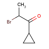34650-66-3 2-bromo-1-cyclopropylpropan-1-one chemical structure
