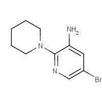 1226271-22-2 5-bromo-2-piperidin-1-ylpyridin-3-amine chemical structure