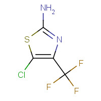 134880-91-4 5-chloro-4-(trifluoromethyl)-1,3-thiazol-2-amine chemical structure