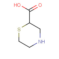 134676-16-7 thiomorpholine-2-carboxylic acid chemical structure