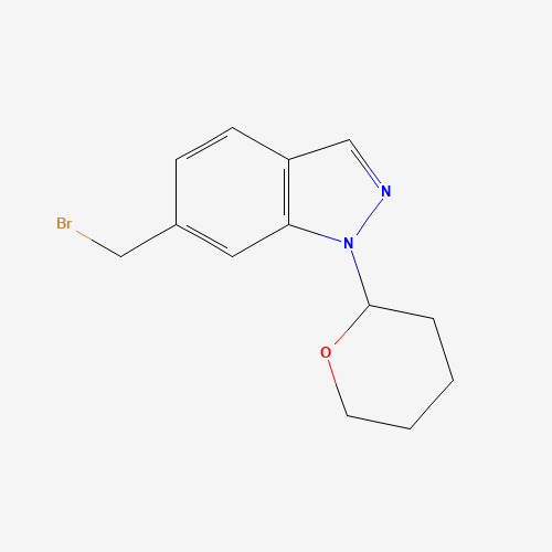 368426-64-6 6-(bromomethyl)-1-(oxan-2-yl)indazole chemical structure