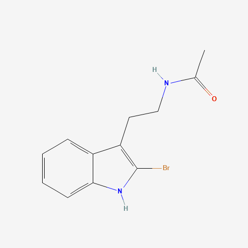 156997-99-8 N-[2-(2-bromo-1H-indol-3-yl)ethyl]acetamide chemical structure