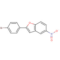 128146-41-8 2-(4-bromophenyl)-5-nitro-1-benzofuran chemical structure